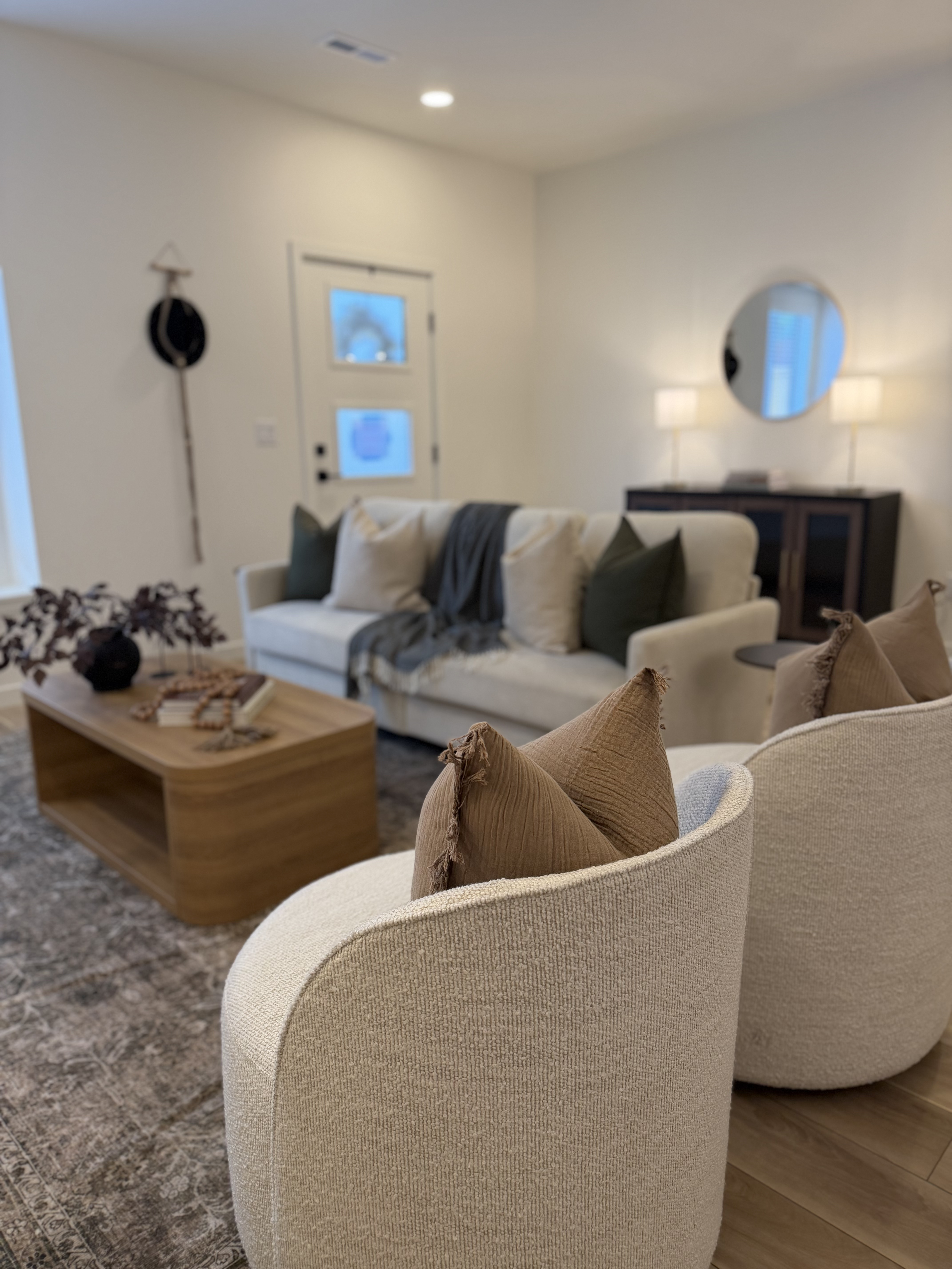 Upham Row 11 living room seating detail