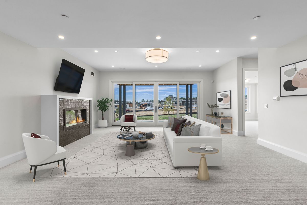 Lower-level living room